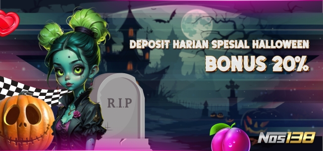 BONUS HARIAN SPESIAL EVENT HALLOWEEN 20%