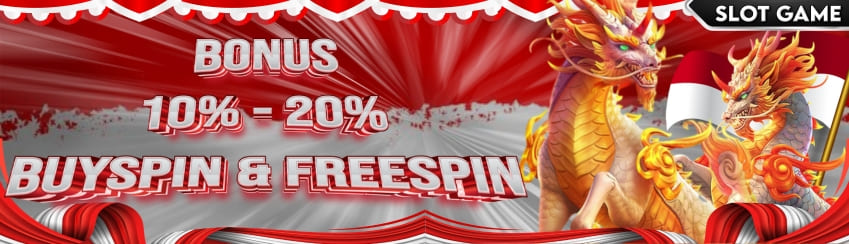 BONUS SLOT FREE SPIN 20% & BUY SPIN 10%